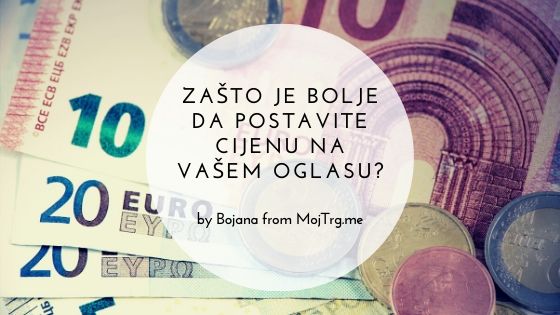 Zašto je bolje da postavite cijenu na vašem oglasu